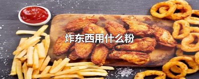 ​炸东西用什么粉