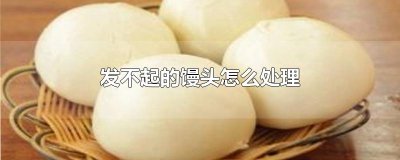 ​发不起的馒头怎么处理