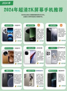 ​为数不多的2024年超清2K屏幕手机推荐