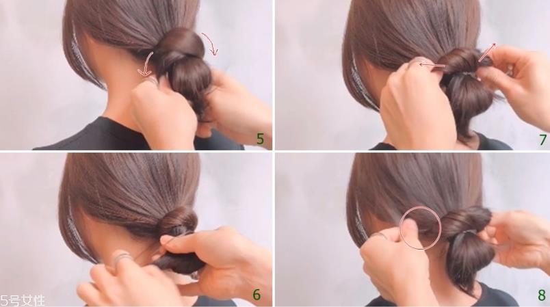 低丸子头怎么扎好看 3种绑法美貌又牢固