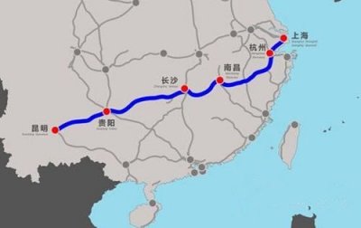 ​成都到上海高铁几个小时？成都到上海高铁线路图