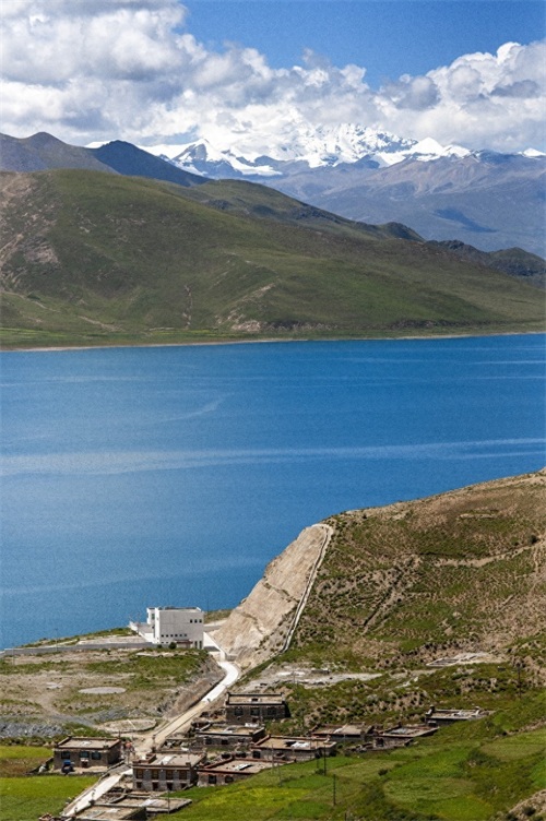 中国西藏：纳木错湖