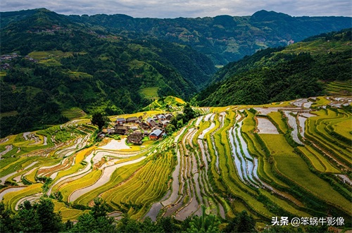 加榜梯田，贵州大山里的明珠，被誉为中国最好梯田之一