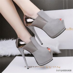 ​超高防水台鱼嘴鞋，增高显腿长，好看舒适洋气