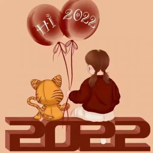 ​2022新年红色情侣头像，独特卡通男女好运图片，虎年转运可爱头像