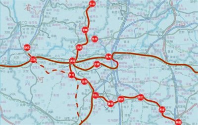 ​洛阳市（2024年5月版）最新高铁规划，南北向高铁比较引人关注！